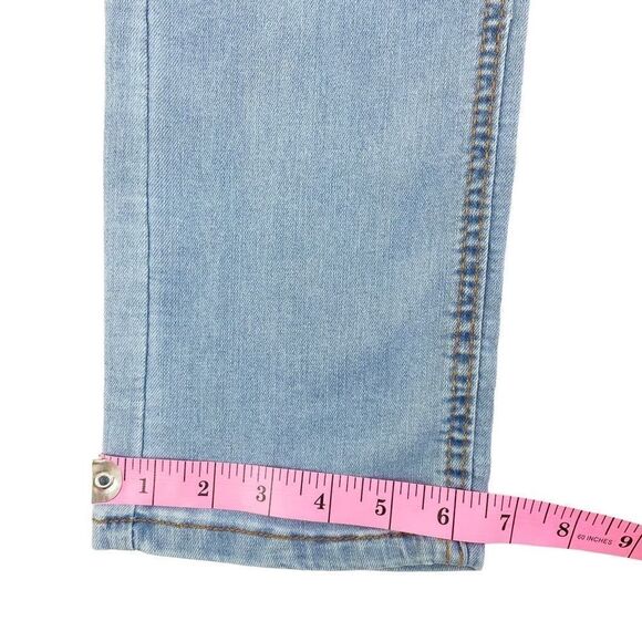 Ring of Fire Sustainable Denim Light Wash Skinny Stretch Jeans Boys Size 18 - Picture 7 of 9